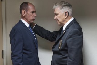 I segreti di Twin Peaks: David Lynch e Miguel Ferrer in una scena