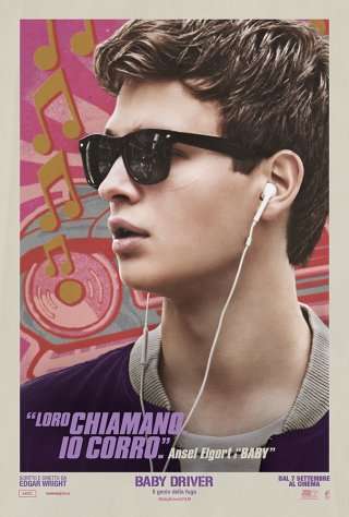 Baby Driver: character poster esclusivo con Ansel Elgort