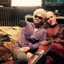 Deadpool: Wade Wilson e Blind Al sul set
