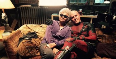 Deadpool: Wade Wilson e Blind Al sul set