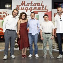 Motori ruggenti: il regista Marco Spagnoli e l'ex pilota Giancarlo Fisichella alla presentazione del documentario alla stampa