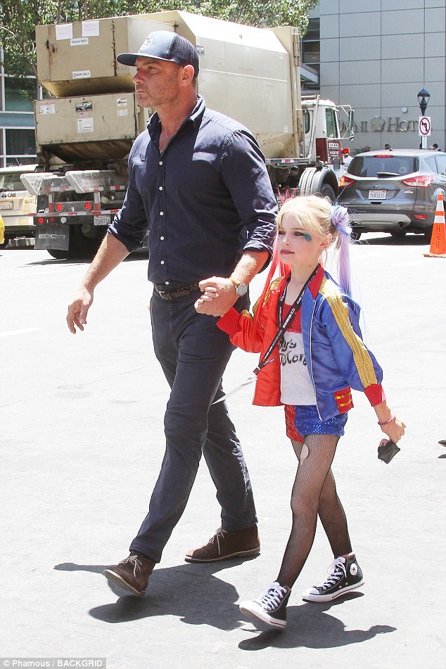 Liev Schreiber e il figlio Samuel al Comic-Con 2017