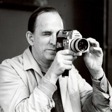 Un'immagine di Ingmar Bergman sul set