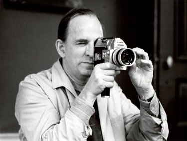 Un'immagine di Ingmar Bergman sul set