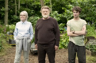 Appuntamento al parco: Diane Keaton, Brendan Gleeson e Hugh Skinner in un momento del film