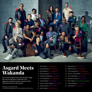 Black Panther, Thor: Ragnarok, i cast riuniti al San Diego Comic-Con