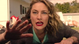 I segreti di Twin Peaks: Mädchen Amick in una scena concitata