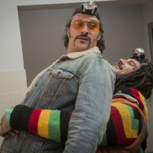 Brutti e cattivi: Marco D'Amore e Claudio Santamaria in una scena del film