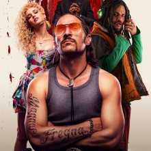 Brutti e cattivi: Claudio Santamaria, Sara Serraiocco, Marco D'Amore e Narcisse Mame in una scena del film