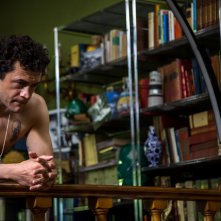 Il contagio: Vinicio Marchioni in una scena del film