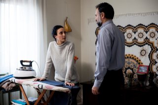 L'equilibrio: Astrid Meloni e Mimmo Borrelli in una scena del film