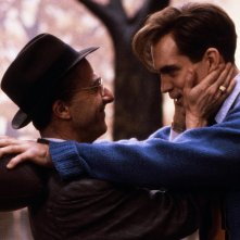 Morte di un commesso viaggiatore: Dustin Hoffman e John Malkovich in una scena del film