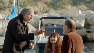 La Villa: Robinson Stévenin, Ariane Ascaride e Jean-Pierre Darroussin in un'immagine del film