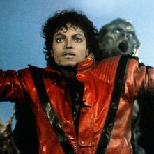 Thriller: Michael Jackson in un'immagine tratta dal videoclip