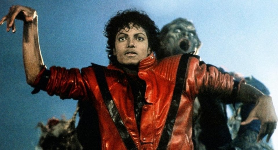 Thriller: Michael Jackson in un'immagine tratta dal videoclip