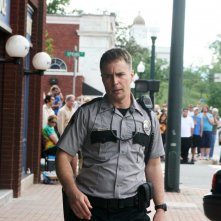 Tre manifesti a Ebbing, Missouri: Sam Rockwell sul set del film