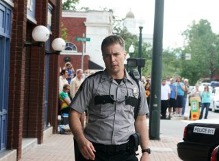 Tre manifesti a Ebbing, Missouri: Sam Rockwell sul set del film