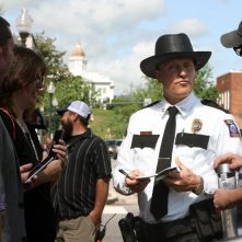Tre manifesti a Ebbing, Missouri: Woody Harrelson sul set del film