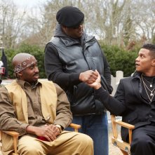 All Eyez on Me: Demetrius Shipp Jr., Jamal Woolard e Cory Hardrict in un'immagine del film