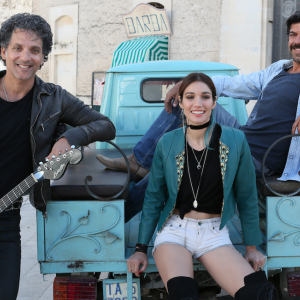 Chi m'ha visto: Pierfrancesco Favino, Beppe Fiorello e Mariela Garriga in un'immagine promozionale del film