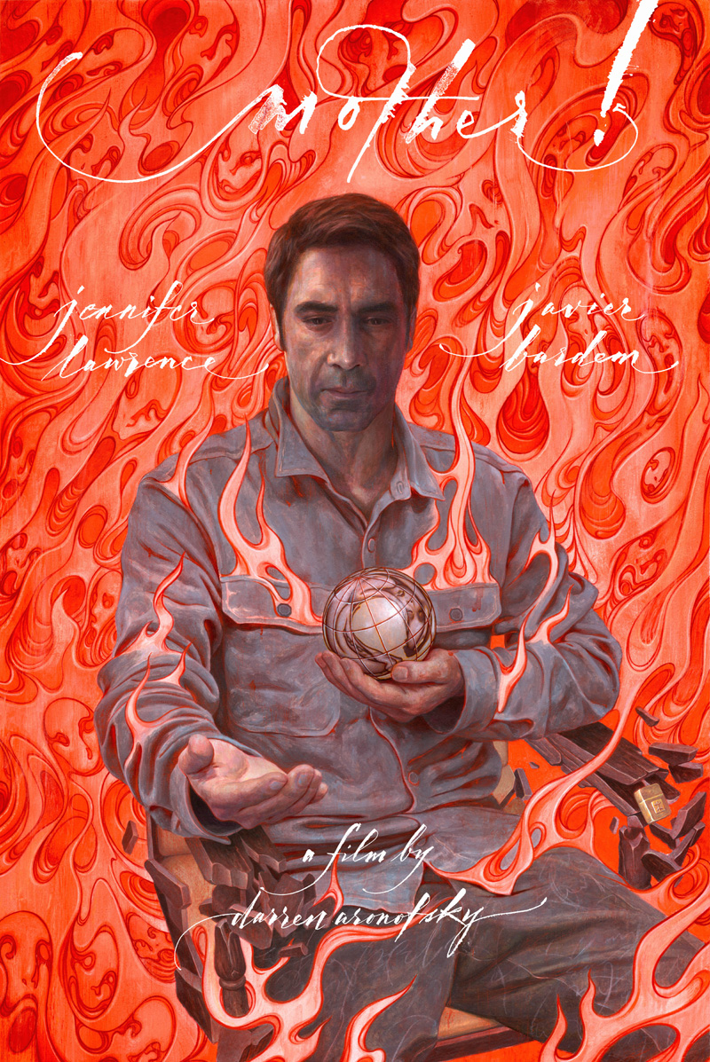Madre! - Il poster con Javier Bardem