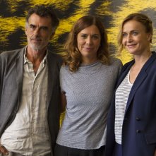 Amori che non sanno stare al mondo: la regista Francesca Comencini con thomas Trabacchi e Lucia Mascino a Locarno