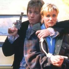 Ewan McGregor e Cameron Diaz in una scena di Una vita esagerata