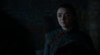 Il trono di spade: Maisie Williams in una scena dell'episodio Forte Orientale