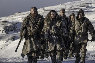 Il Trono di Spade: una foto del gruppo in missione tratta dall'episodio Oltre la Barriera