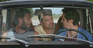 2 biglietti per la lotteria: Doru Boguta, Alexandru Papadopol e Dragos Bucur in un momento del film
