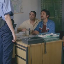 2 biglietti per la lotteria: Doru Boguta, Alexandru Papadopol e Dragos Bucur in un'immagine tratta dal film