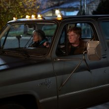 Le nostre anime di notte: Jane Fonda e Robert Redford in macchina in una scena del film