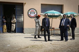 L'ordine delle cose: Paolo Pierobon, Giuseppe Battiston e Olivier Rabourdin in una scena del film