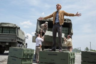Barry Seal - Una storia americana: Domhnall Gleeson in una scena del film
