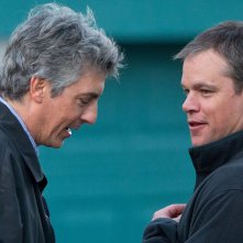 Downsizing: Matt Damon e il regista Alexander Payne sul set del film