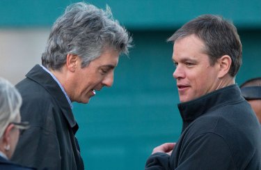 Downsizing: Matt Damon e il regista Alexander Payne sul set del film