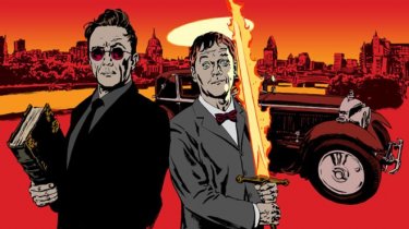 Good Omens: un'immagine relativa al romanzo da cui è tratta la serie