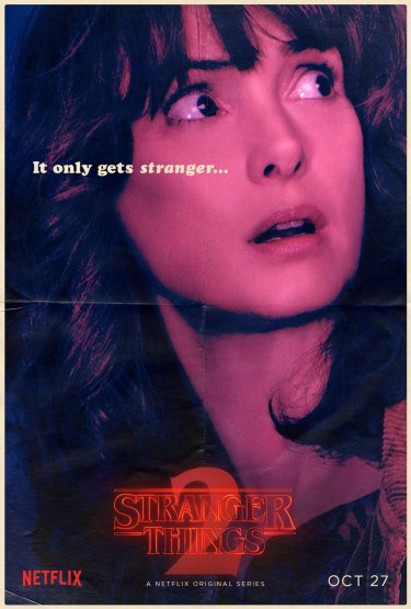 Stranger Things, il character poster di Winona Ryder