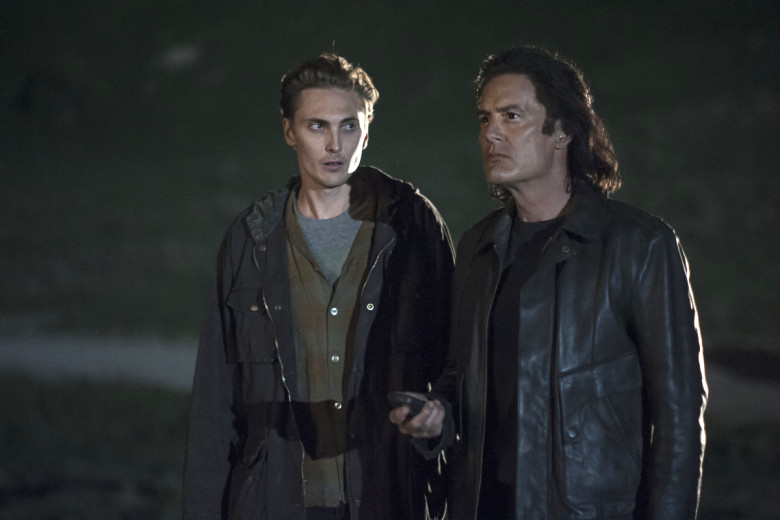 I segreti di Twin Peaks: Kyle MacLachlan ed Eamon Farren in una scena