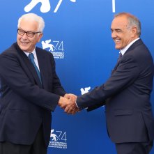 Venezia 2017: Albero Barbera e Paolo Baratta al photocall delle giurie