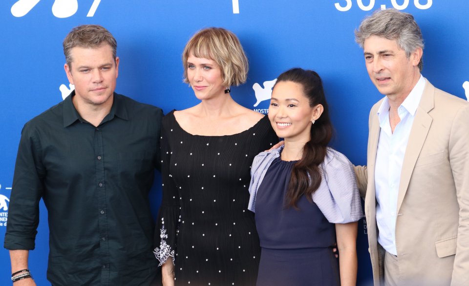 Venezia 2017: regista e cast al photocall di Downsizing