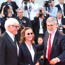 Venezia 2017: Ricky Tognazzi e John Landis sul red carpet inaugurale