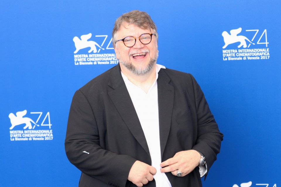 Venezia 2017: uno scatto di Guillermo del Toro al photocall di The Shape of Water