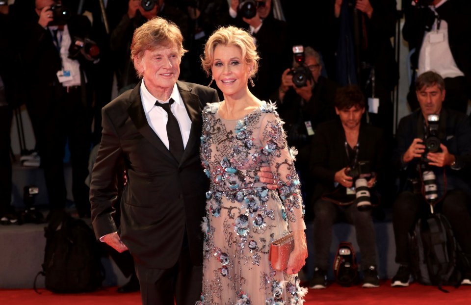 Venezia 2017: JAne Fonda e Robert Redford sul red carpet per il leone d'oro alla carriera