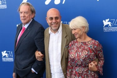 Venezia 2017: Donald Sutherland, paolo Virzì, Helen Mirren al photocall di Ella & John