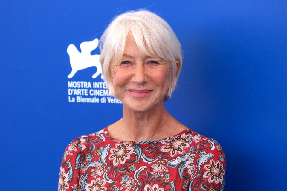 Venezia 2017: Helen Mirren al photocall di Ella & John