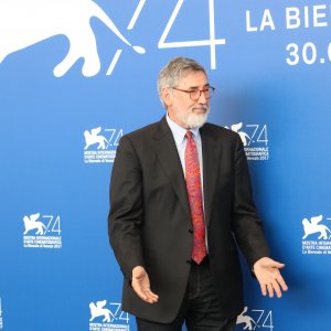 Venezia 2017: uno scatto di John Landis al photocall di Michael Jackson's Thriller 3D