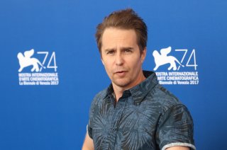 Venezia 2017: Sam Rockwell al photocall di Three Billboards Outside Ebbing, Missouri