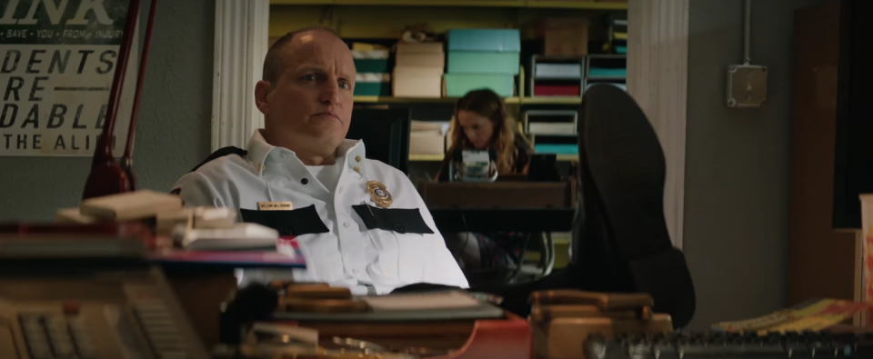 Tre manifesti a Ebbing, Missouri: Woody Harrelson in una scena