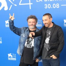 Venezia 2017: Antonio Manetti, Marco Manetti al photocall di Ammore e malavita